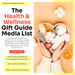 Media List for Health and Wellness Products for Holiday Gift Guides by Media List Market